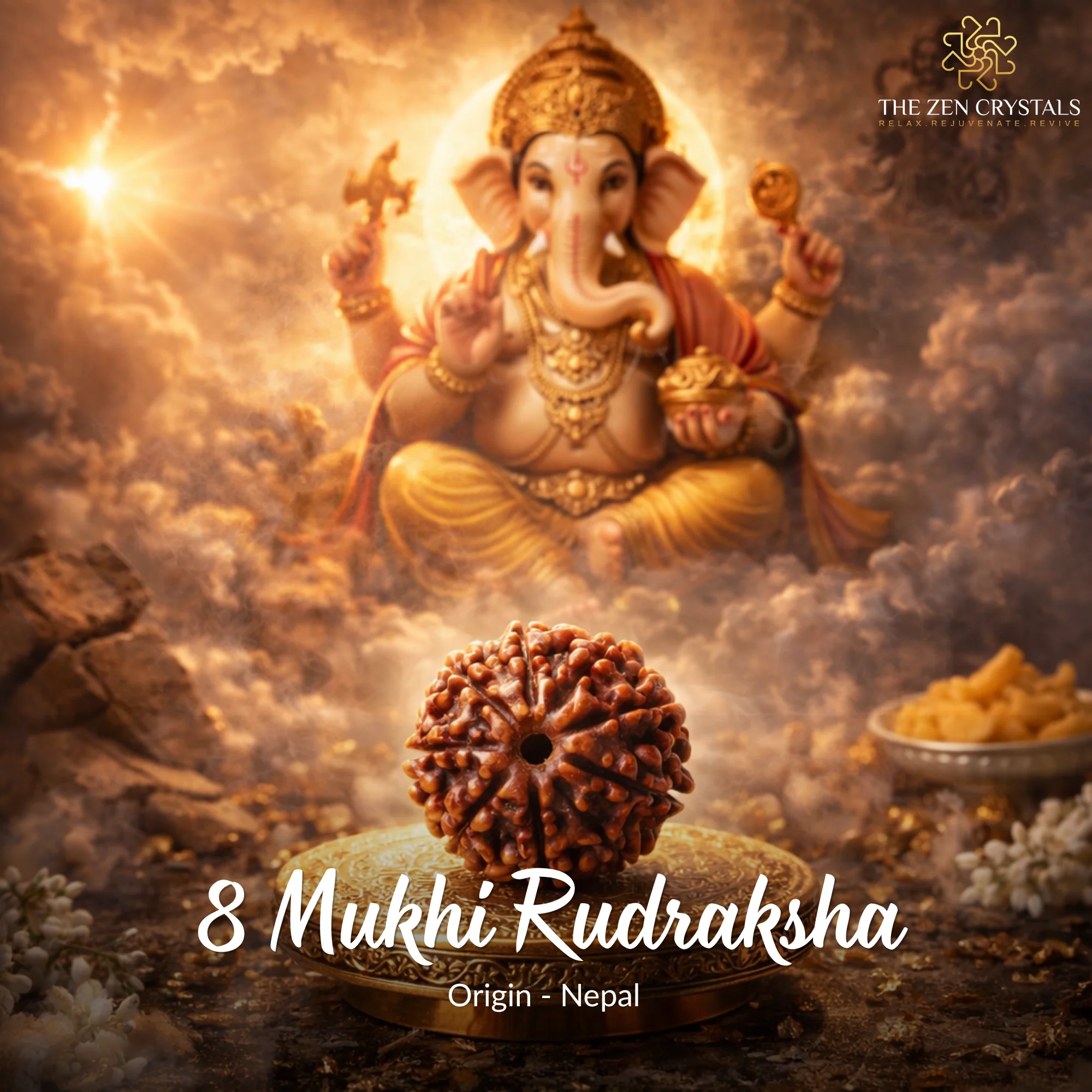 8 Mukhi Rudraksha - Nepal