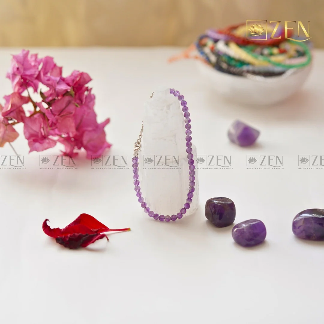 Amethyst Bracelet - 4mm - Image 3