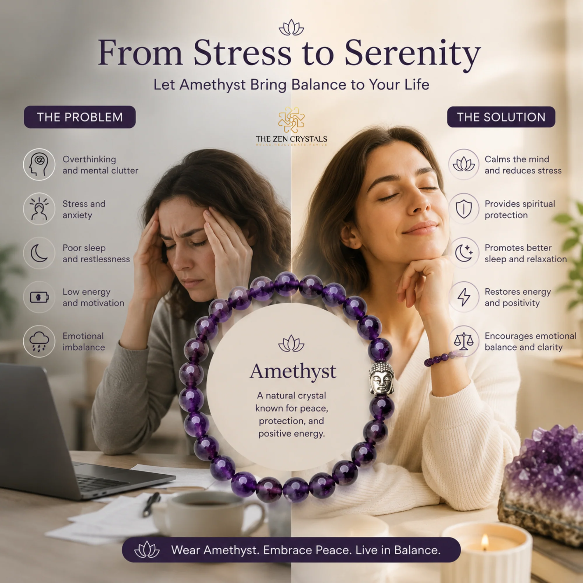 Amethyst Bracelet - Image 3