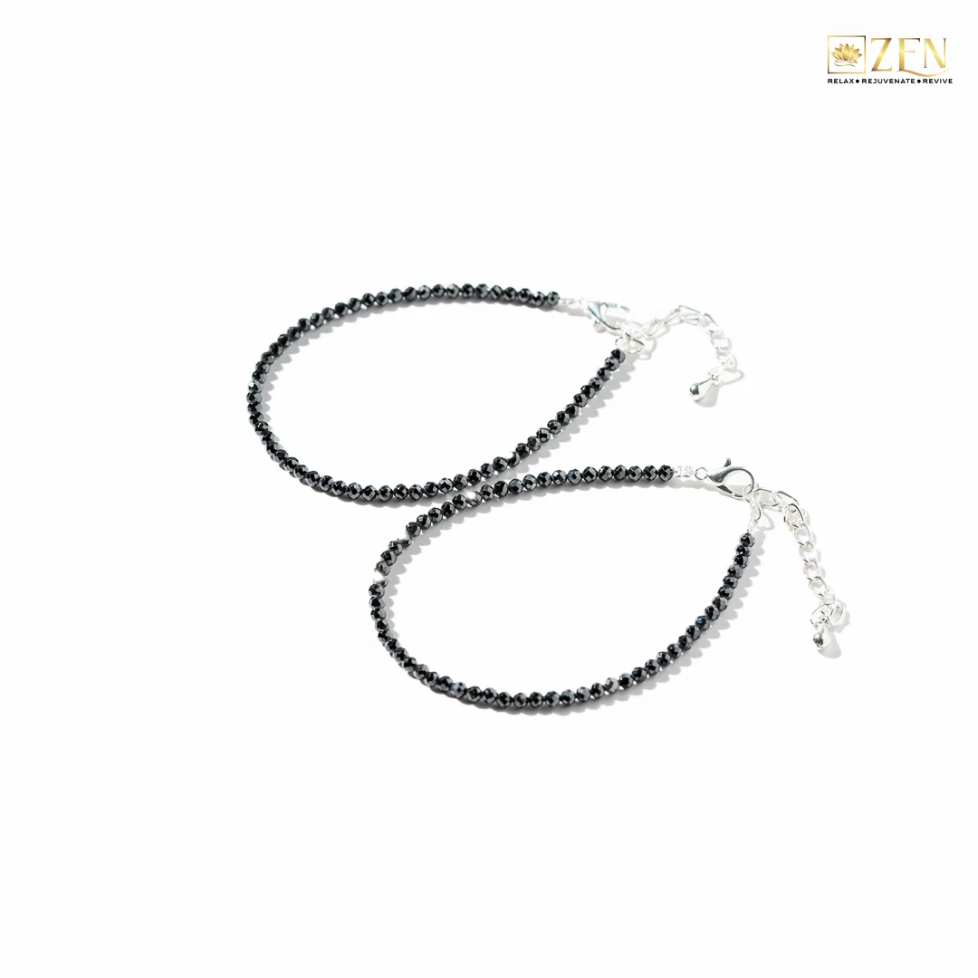 Black Obsidian Anklet [Pack Of 2] - Image 4