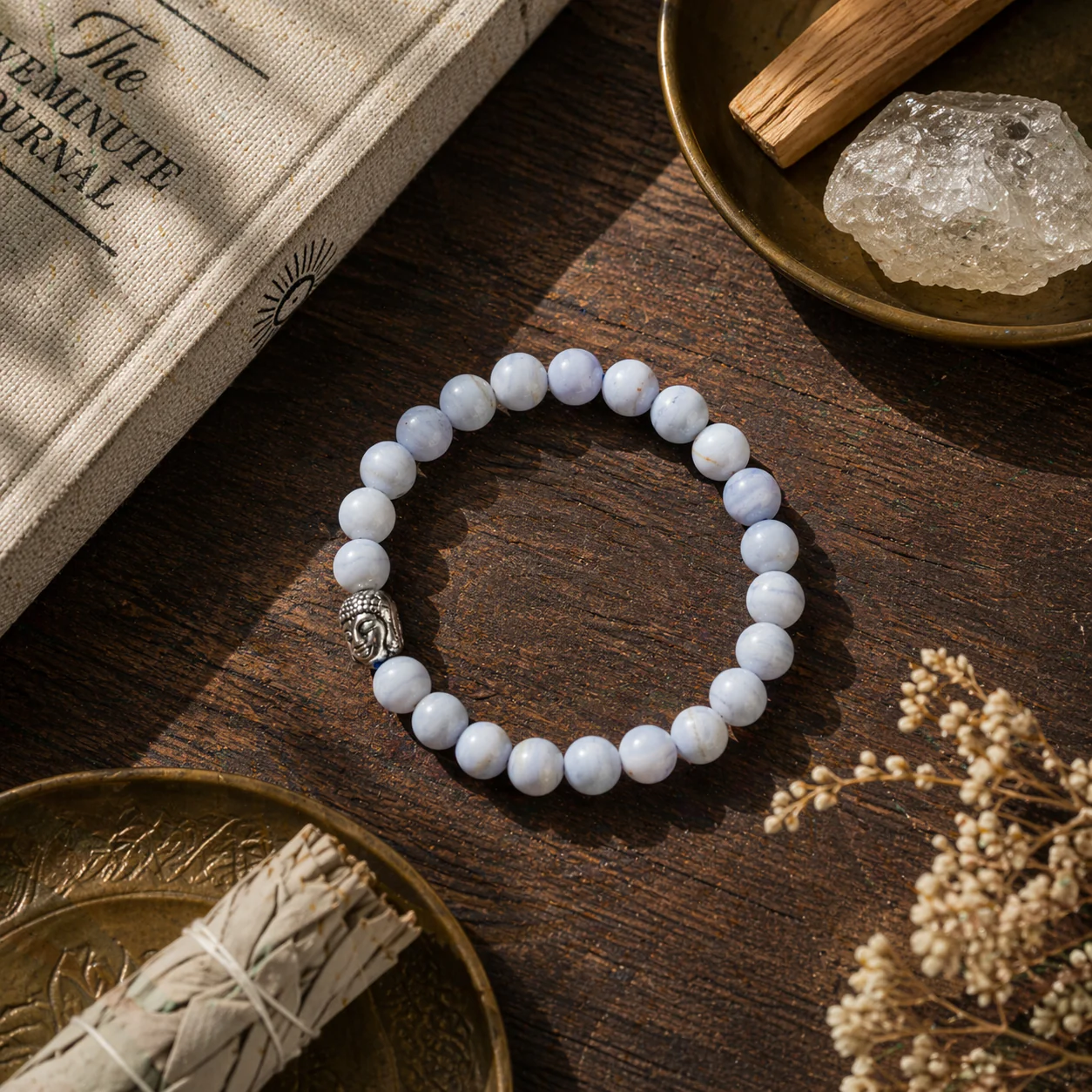 Blue Lace Agate Bracelet