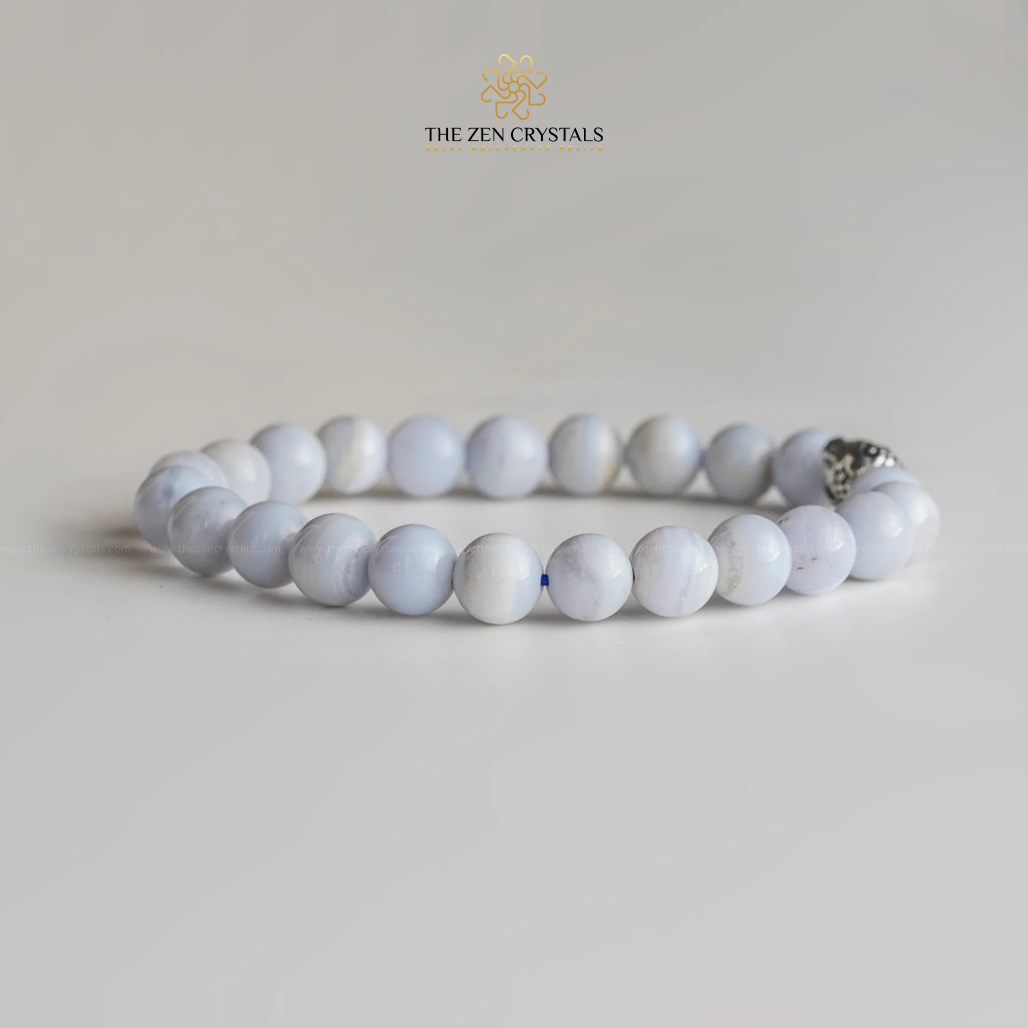 Blue Lace Agate Bracelet - Image 4