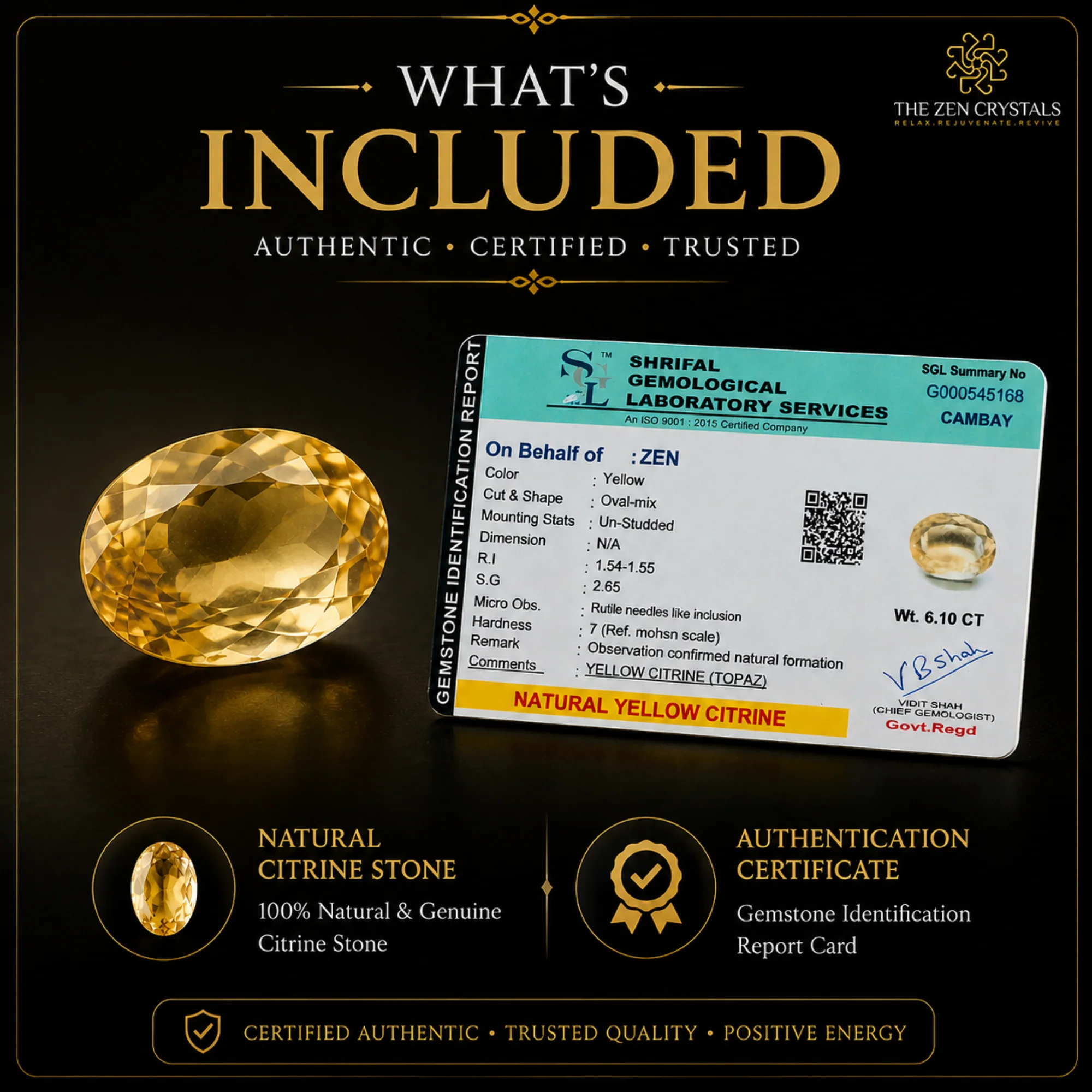 Citrine Stone (सुनेला/सुनहला) - Image 6