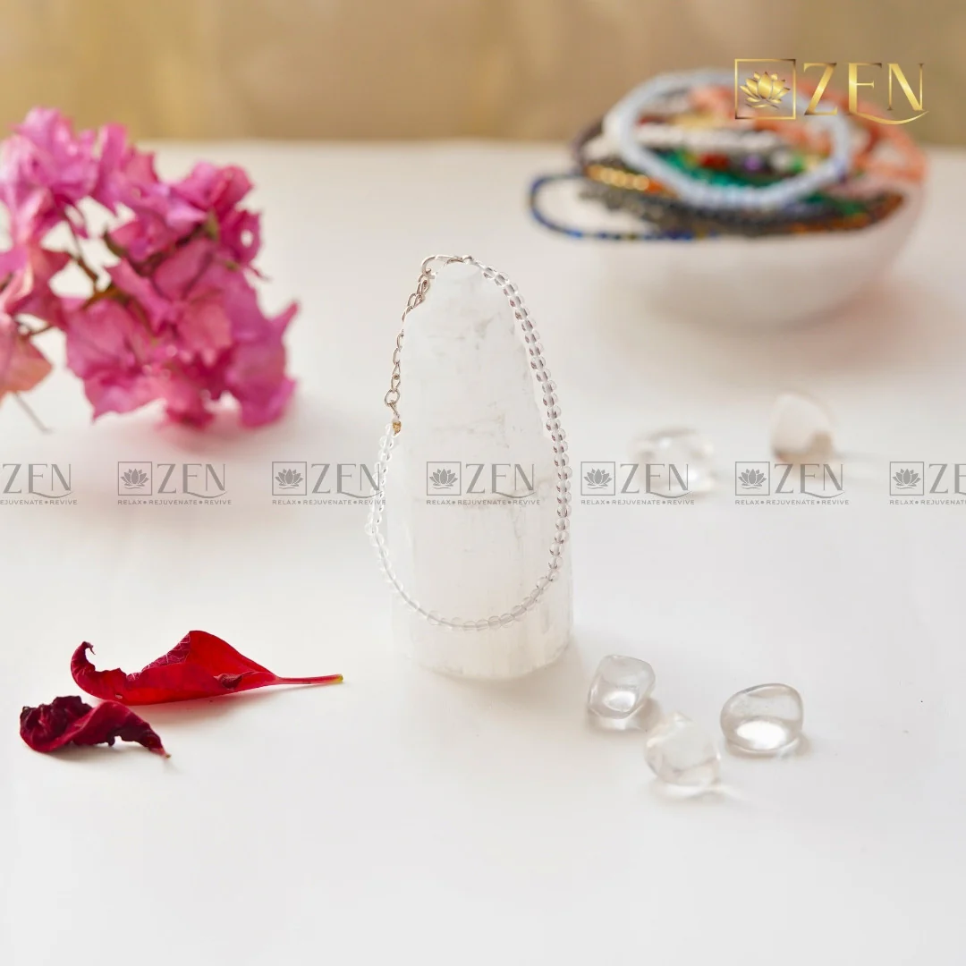 Clear Quartz Bracelet - 4mm - Image 3