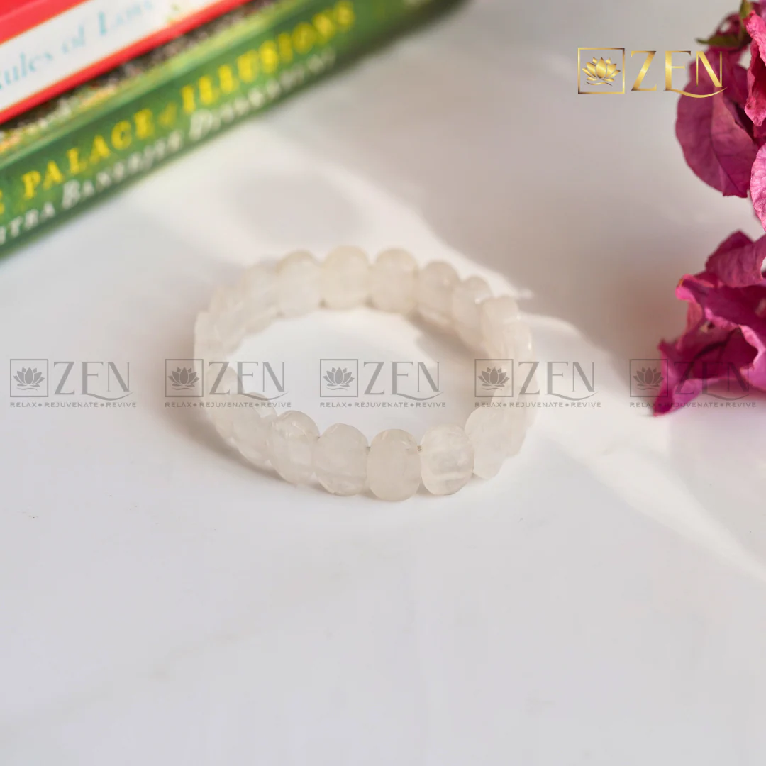 Clear Quartz Faceted Bracelet - Image 2