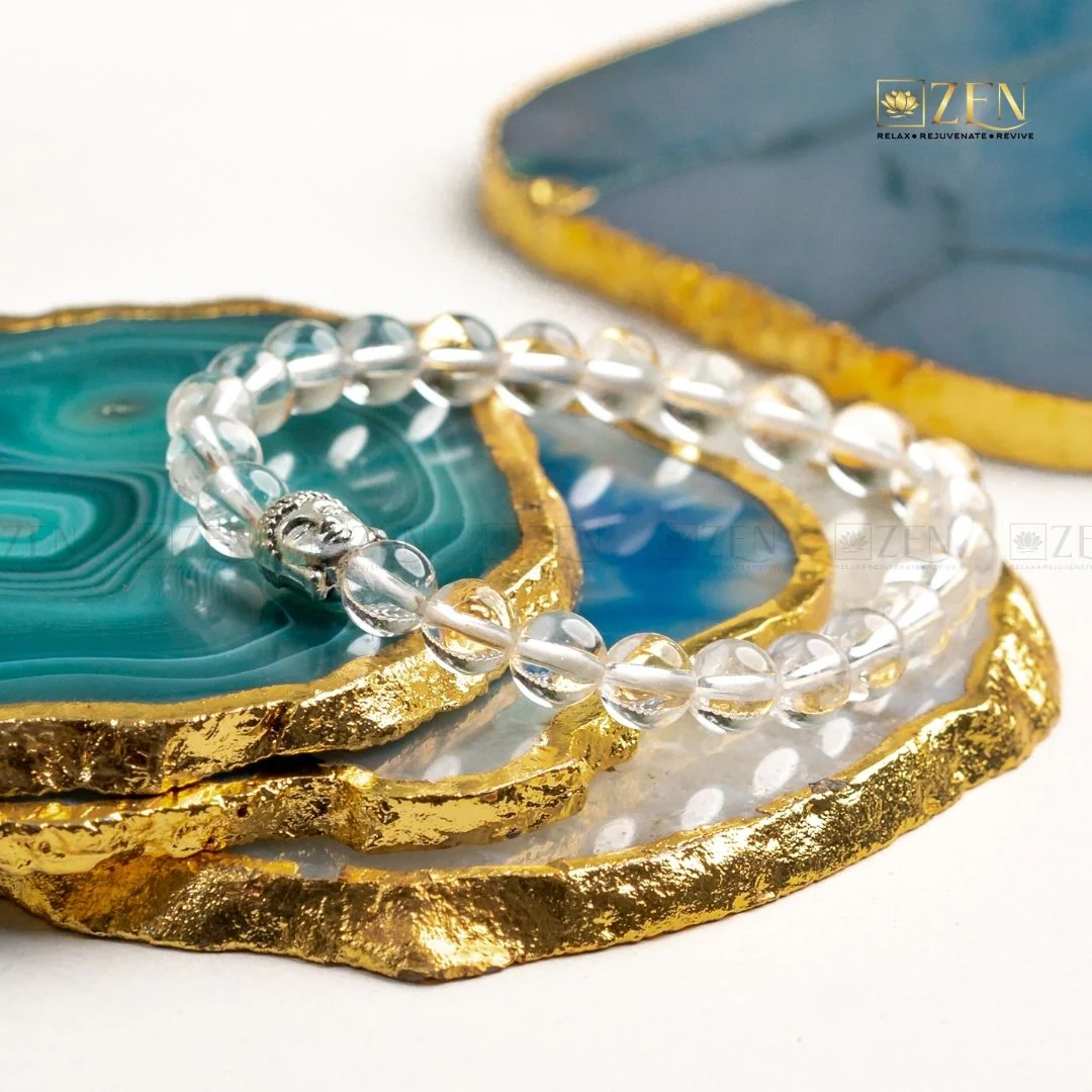 Clear Quartz (Sphatik) Bracelet - Image 5
