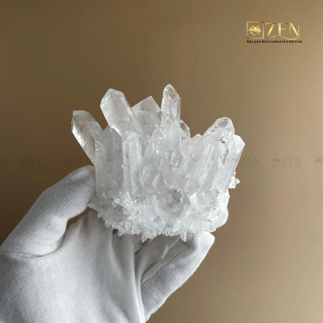 Clear Quartz Pointed Raw Cluster - Image 4