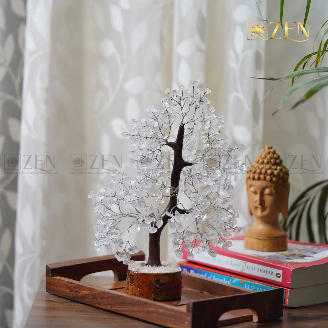 Clear Quartz Tree – 500 Chip Good Luck Crystal Tree - Image 2