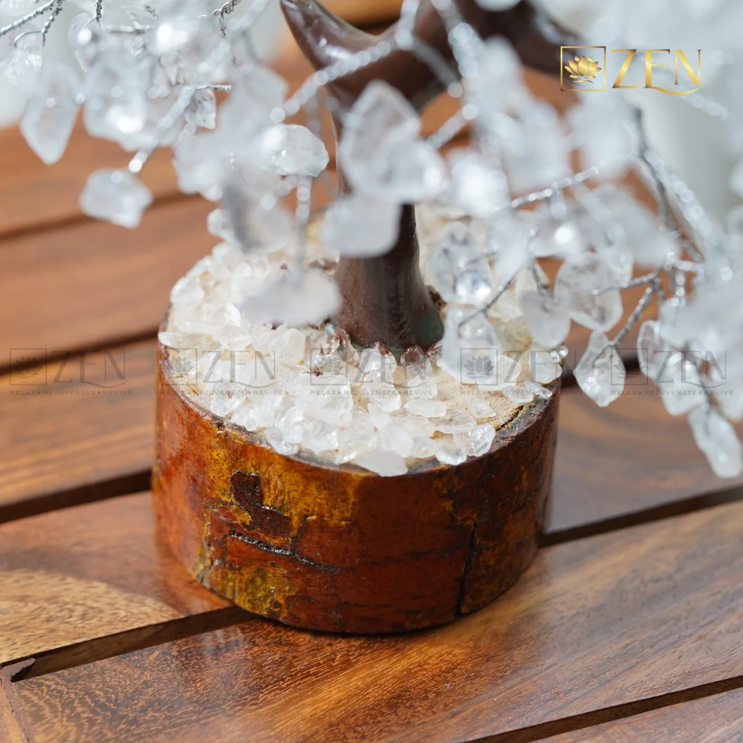 Clear Quartz Tree – 500 Chip Good Luck Crystal Tree - Image 3