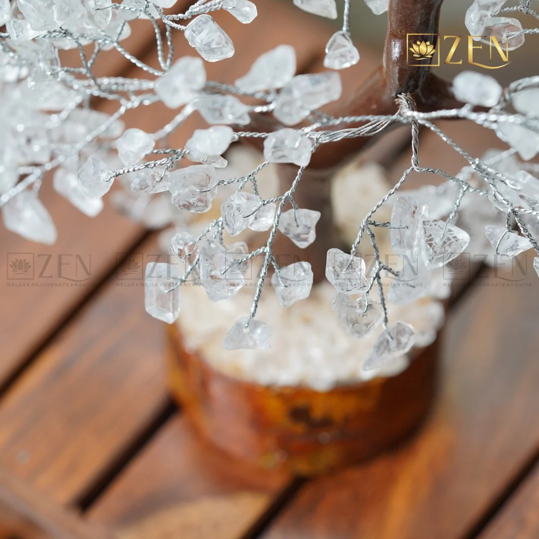 Clear Quartz Tree – 500 Chip Good Luck Crystal Tree - Image 4