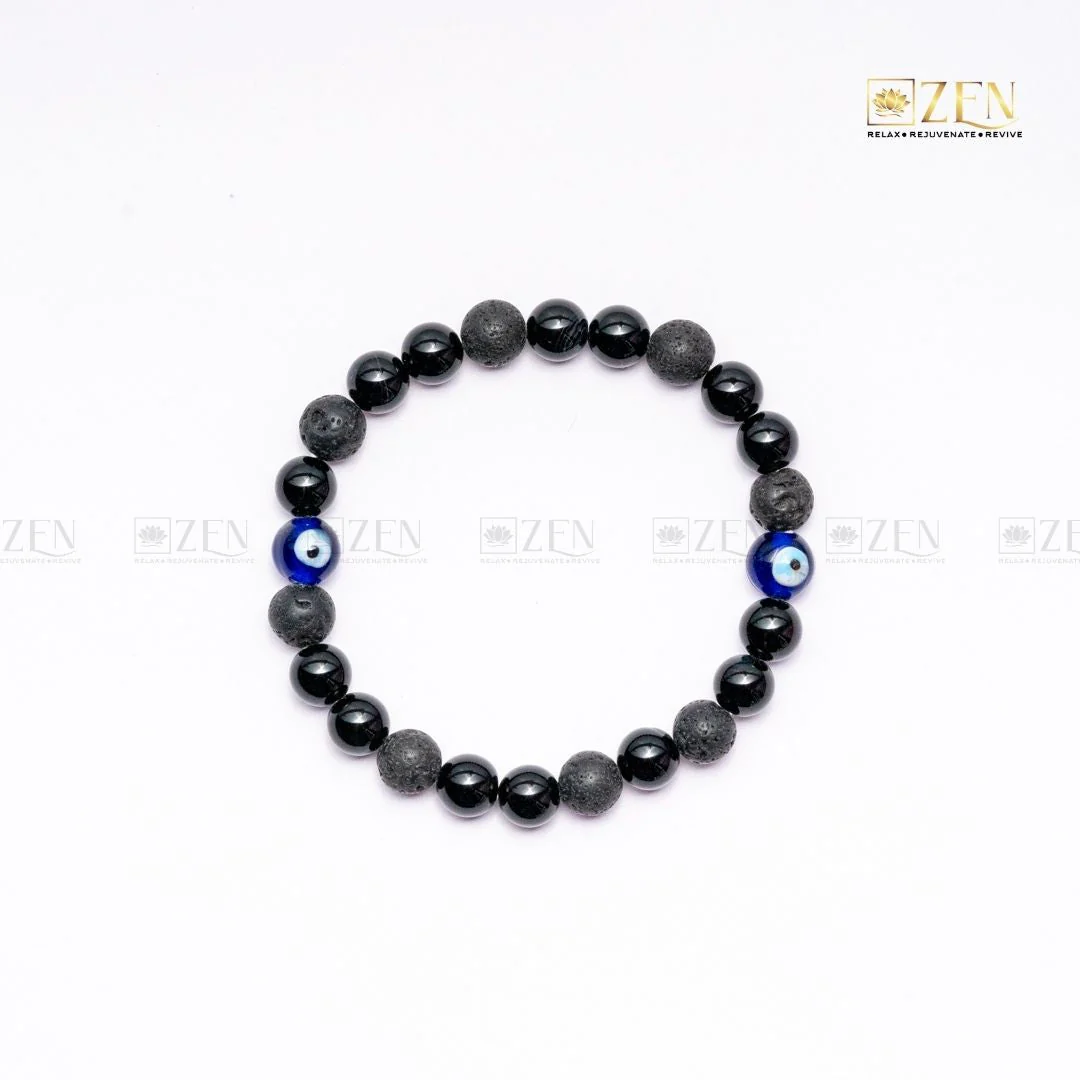 Zen Evil Eye with Lava & Black Onyx to prevent from Misfortune - Image 4
