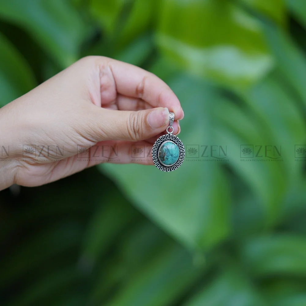 Firoza Stone Pendant - Image 4