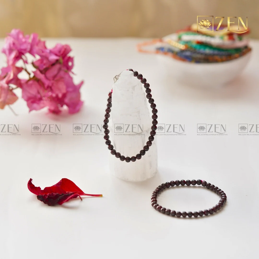 Garnet Bracelet - 4mm - Image 3
