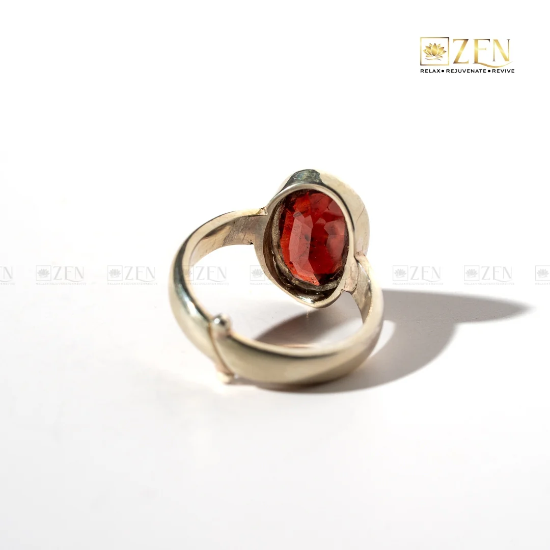 Garnet Silver Ring - Image 2