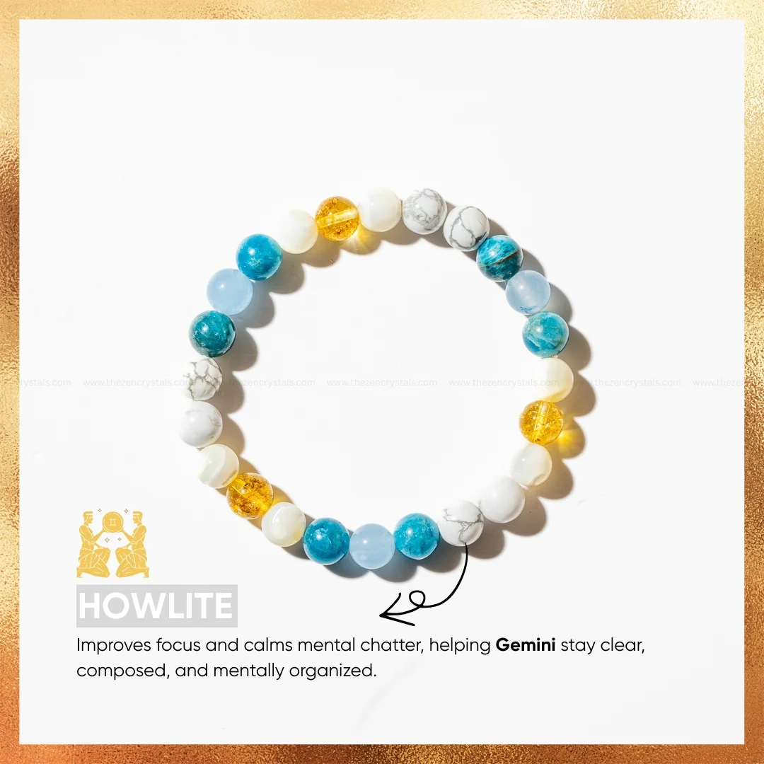 Gemini Zodiac Bracelet (मिथुन राशि) - Image 3