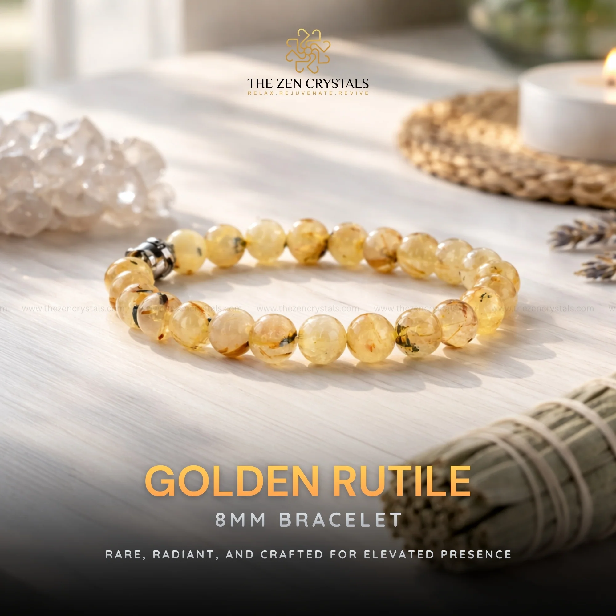 Golden Rutile Bracelet