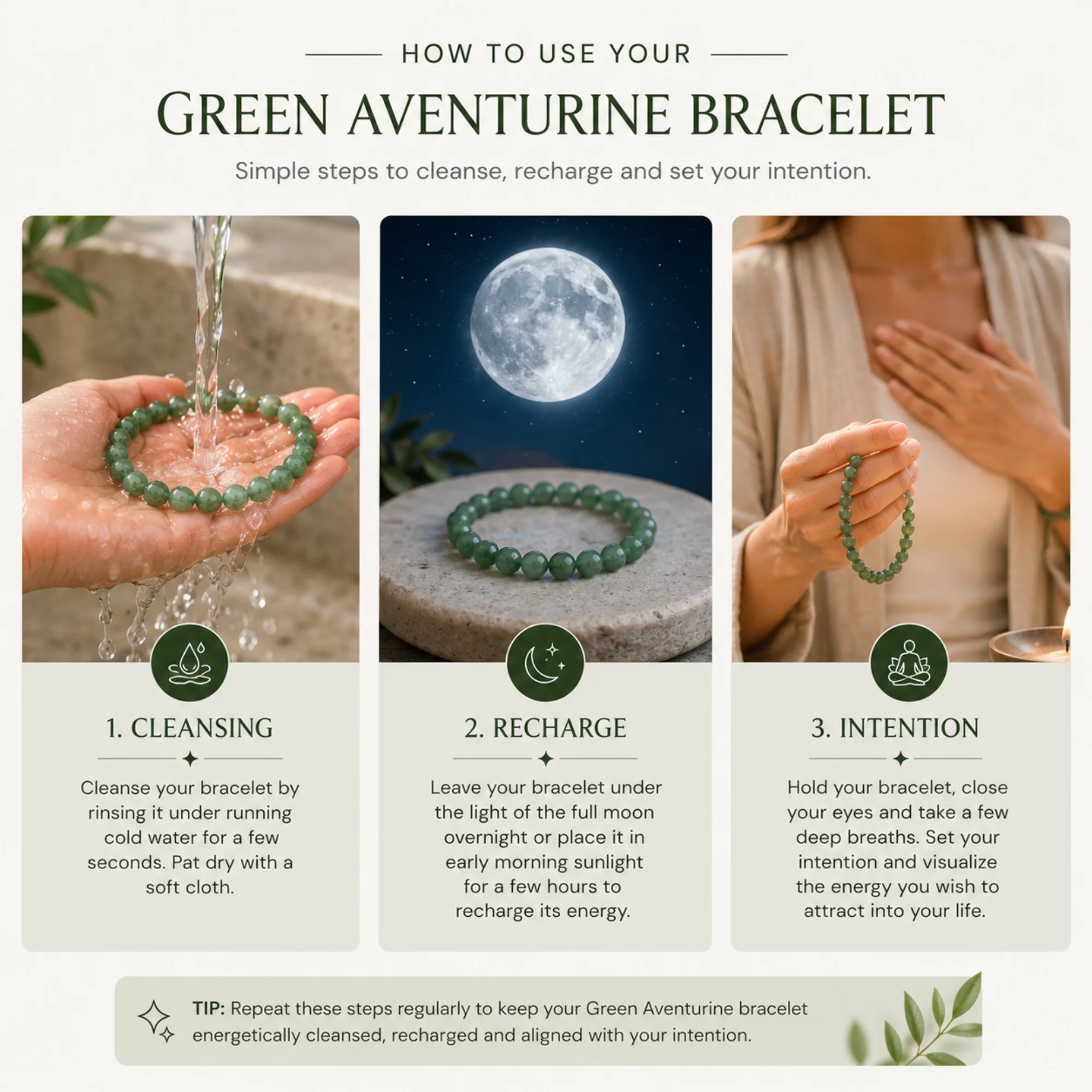 Green Aventurine Bracelet - Image 4