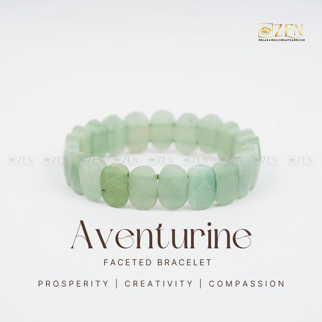 Green Aventurine Faceted Bracelet