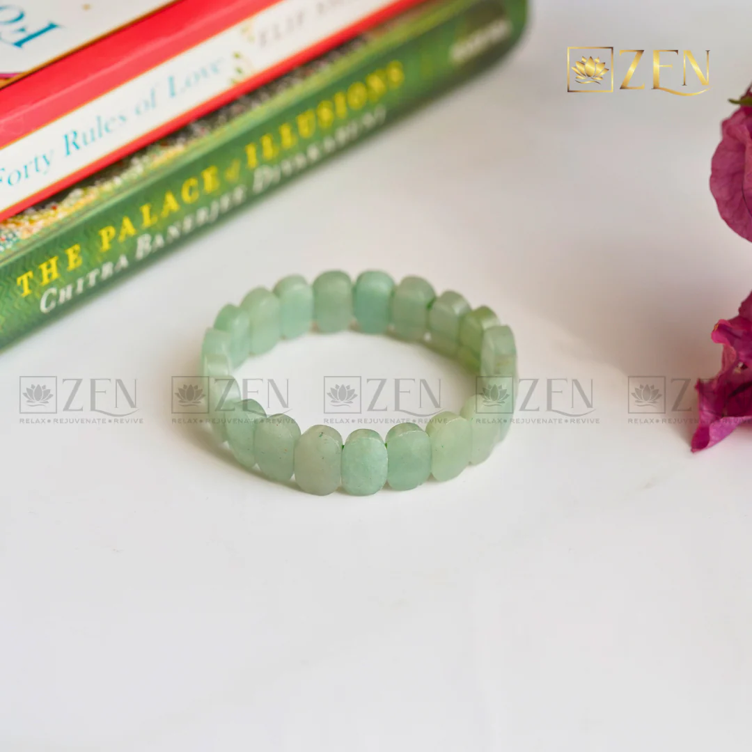 Green Aventurine Faceted Bracelet - Image 2