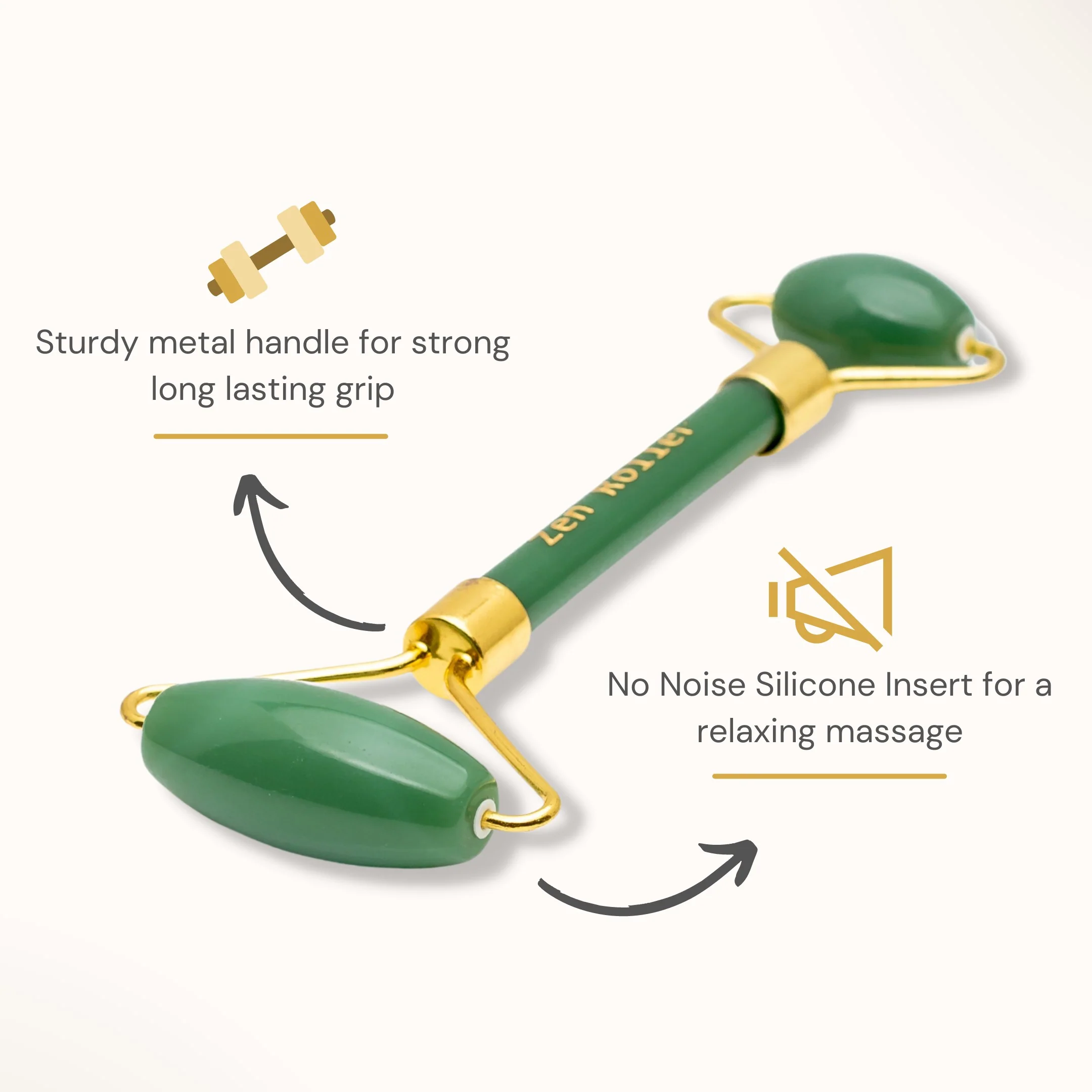 Zen Jade Roller & Gua Sha Set | Authentic & Certified – The Zen Crystals - Image 3