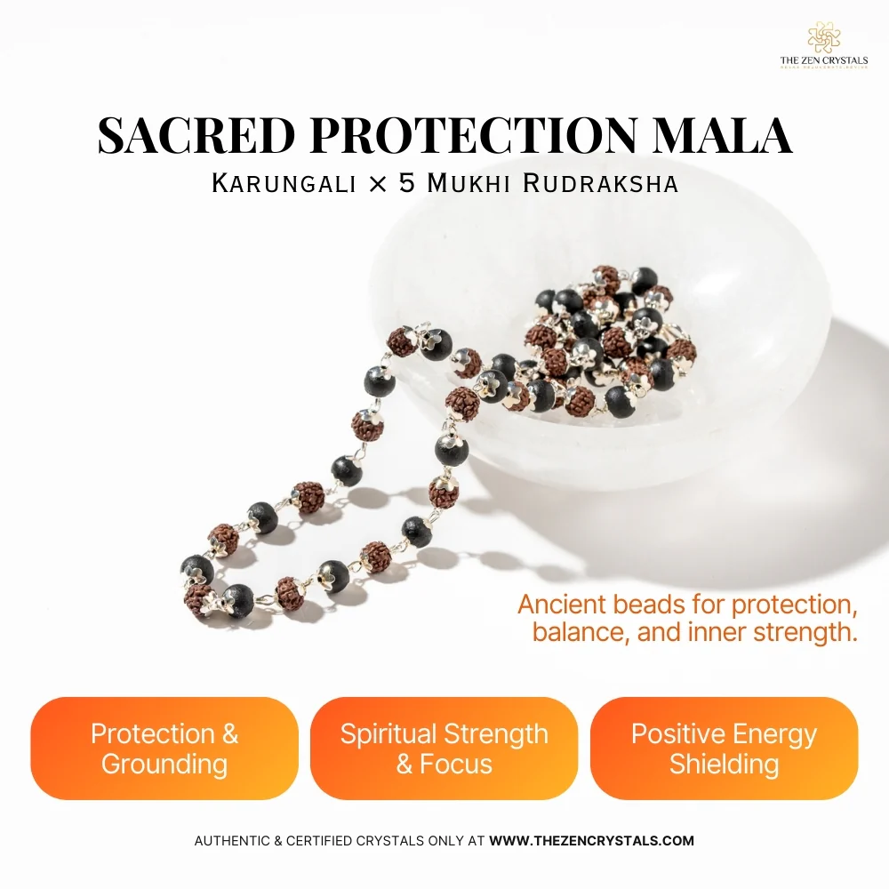 Karungali & Rudraksha Mala