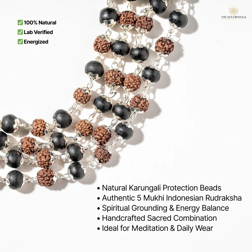 Karungali & Rudraksha Mala - Image 2