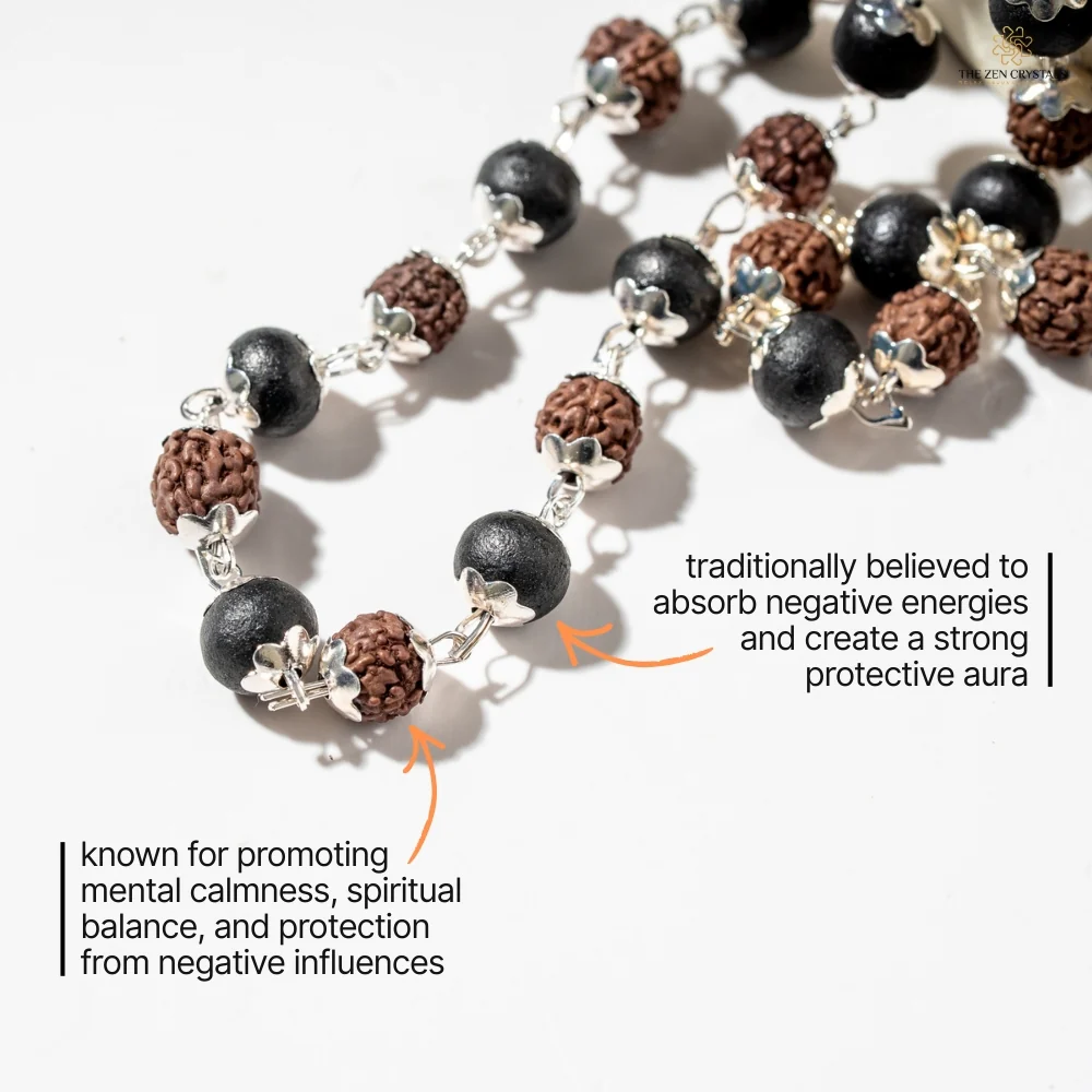 Karungali & Rudraksha Mala - Image 3