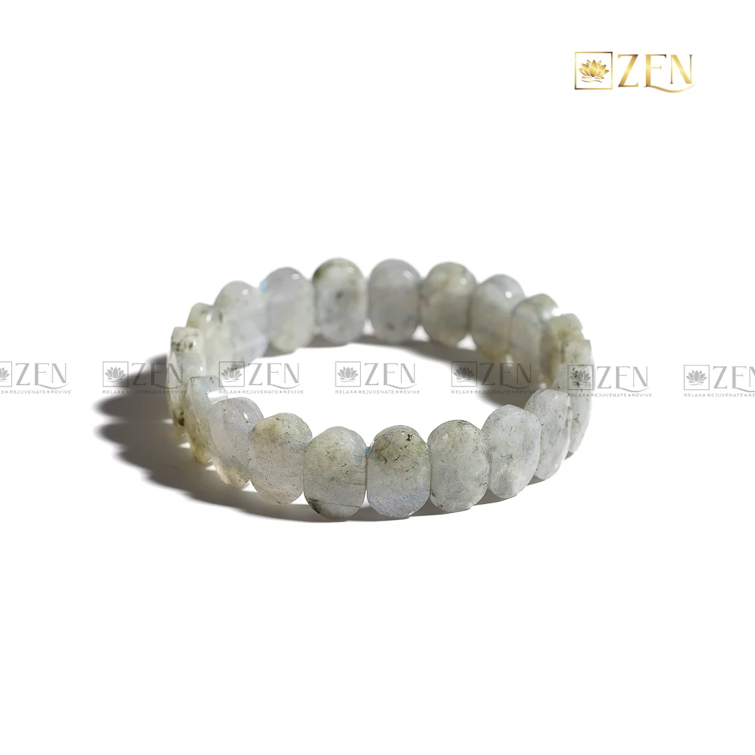 Labradorite - Flat Bead Bracelet - Image 4