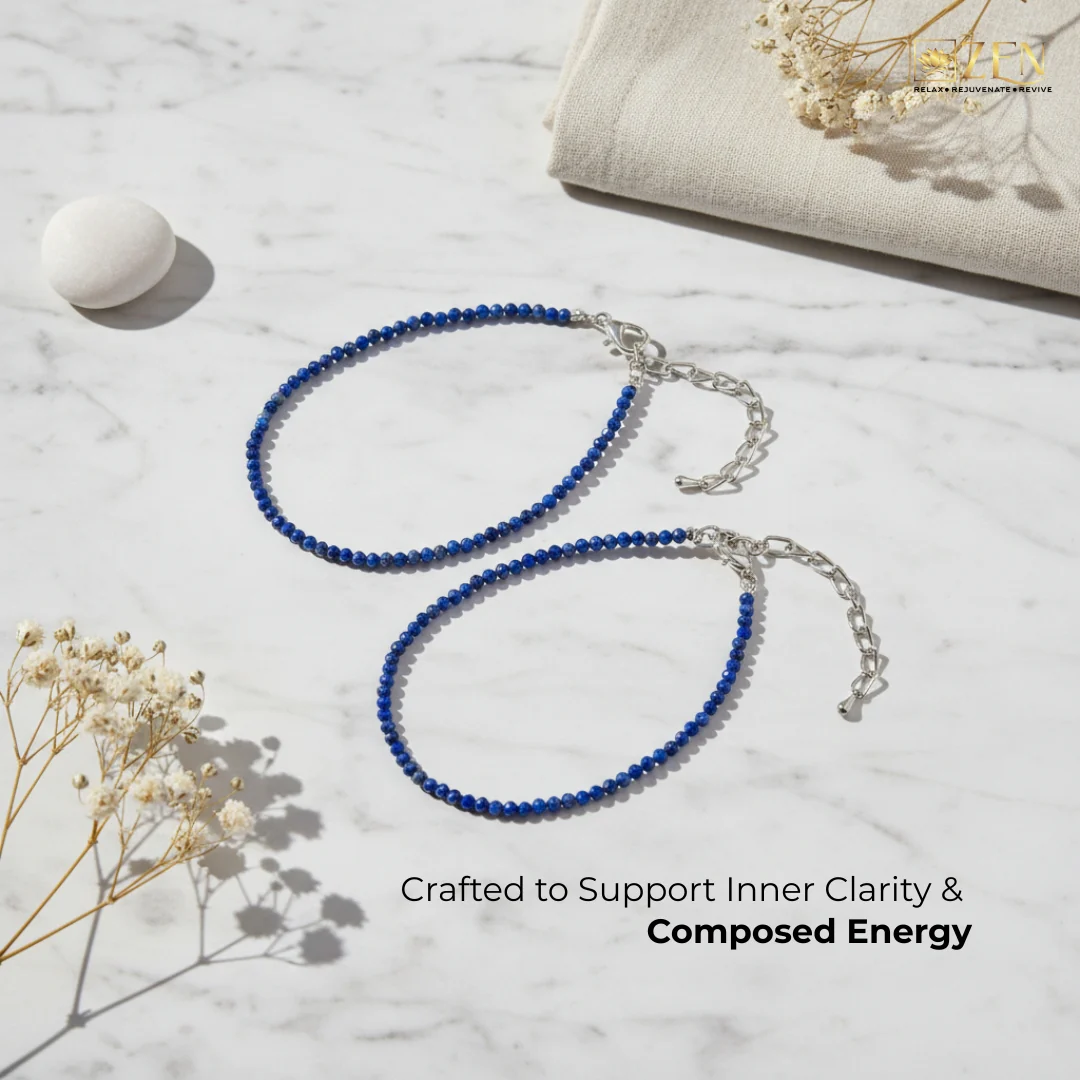Lapis Lazuli Anklet [Pack Of 2] - Image 3