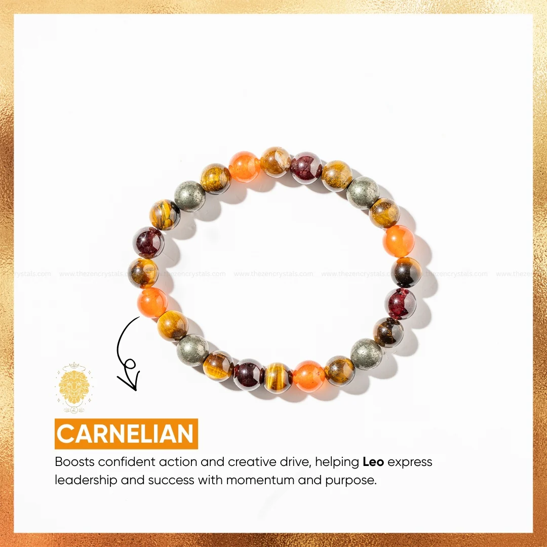Leo Zodiac Bracelet (सिंह राशि) - Image 3