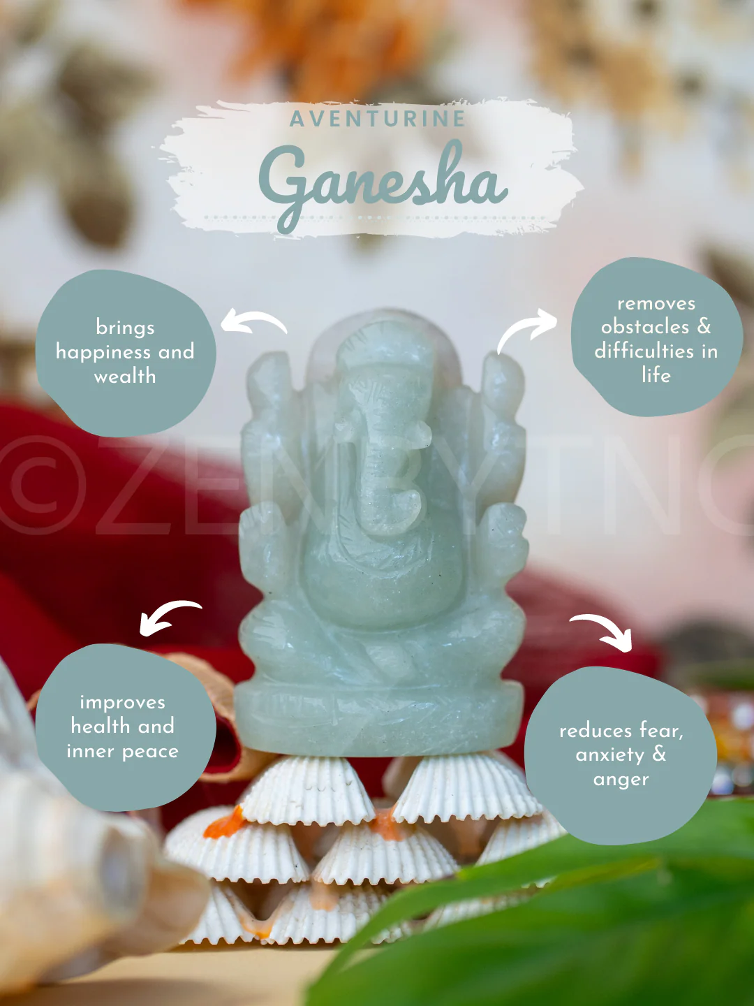 Lord Ganesha - Aventurine - Image 5
