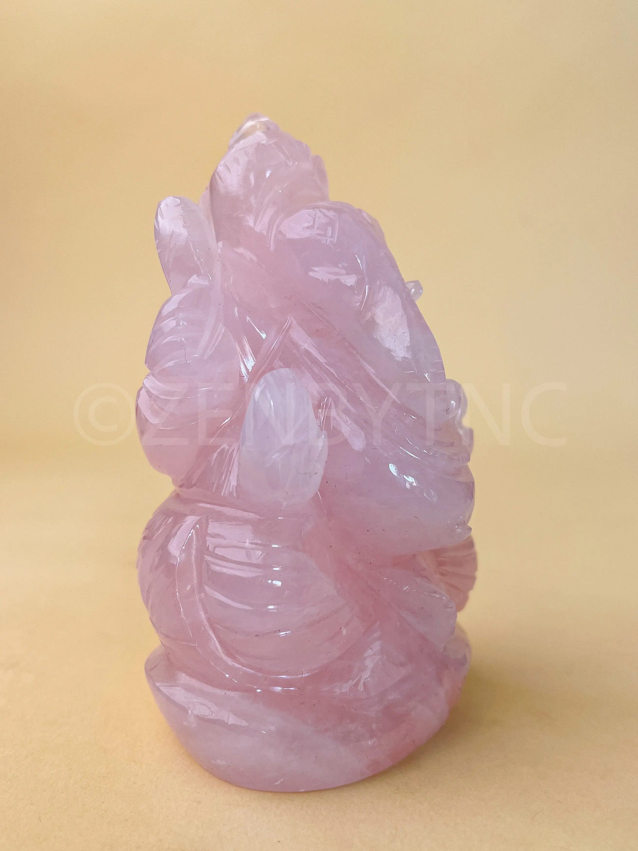 Lord Ganesha - Rose Quartz - Image 3