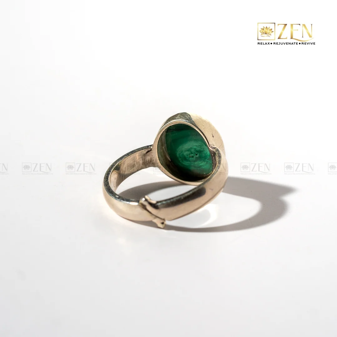Malachite Silver Ring - Image 2