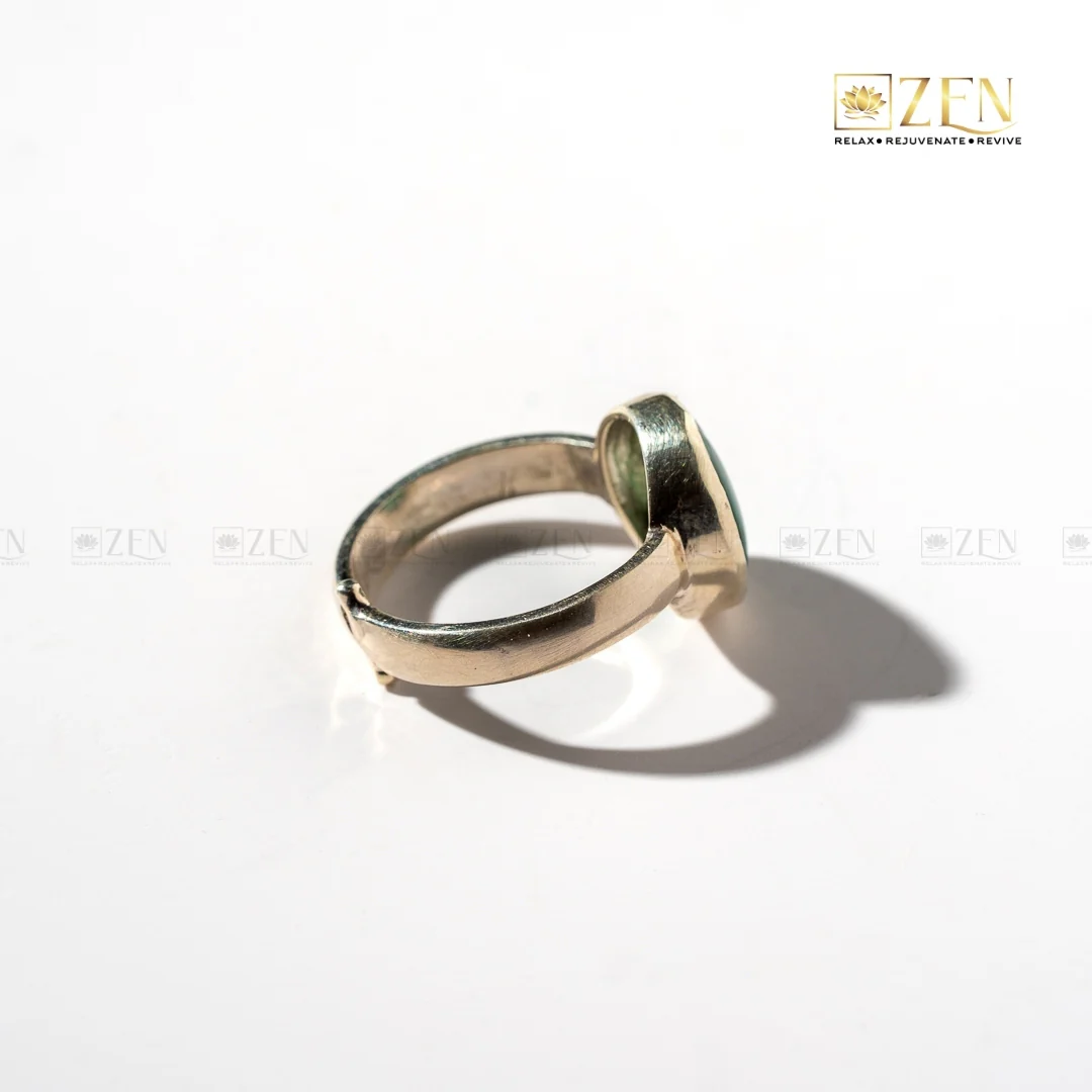 Malachite Silver Ring - Image 4