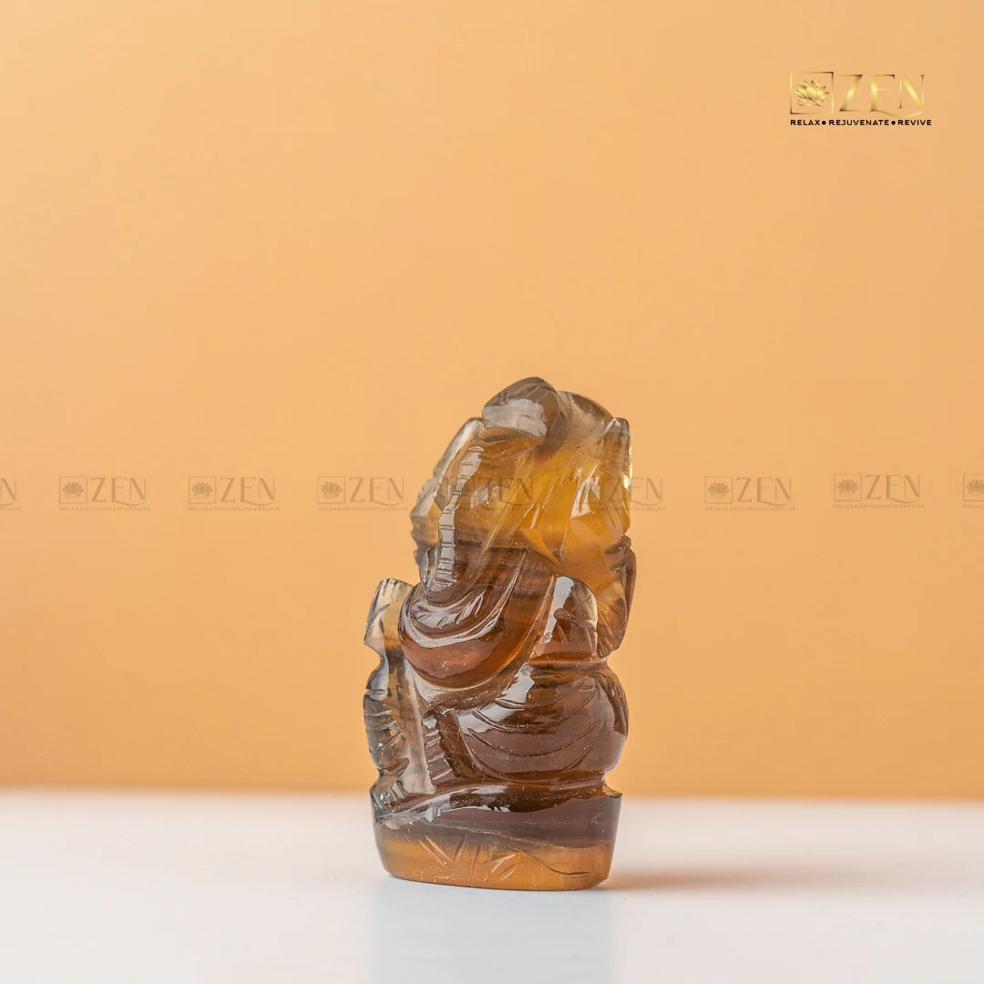 Multi Flourite Ganesh Ji Idol - Image 3