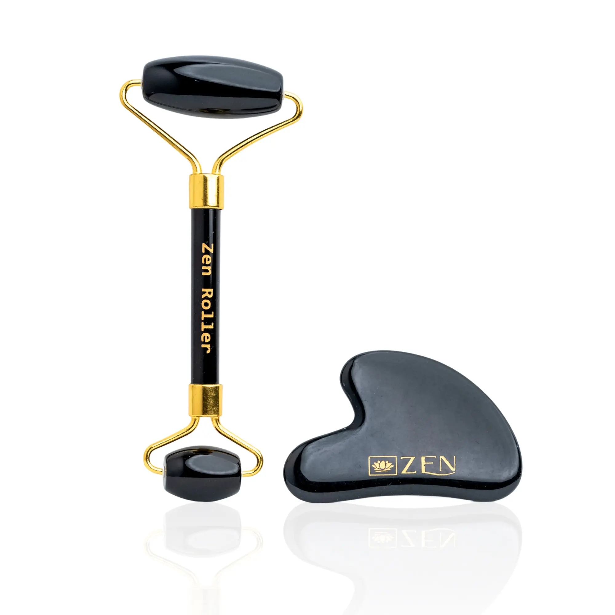 Zen Obsidian Roller & Gua Sha [COMBO] | The Zen Crystals - Image 3