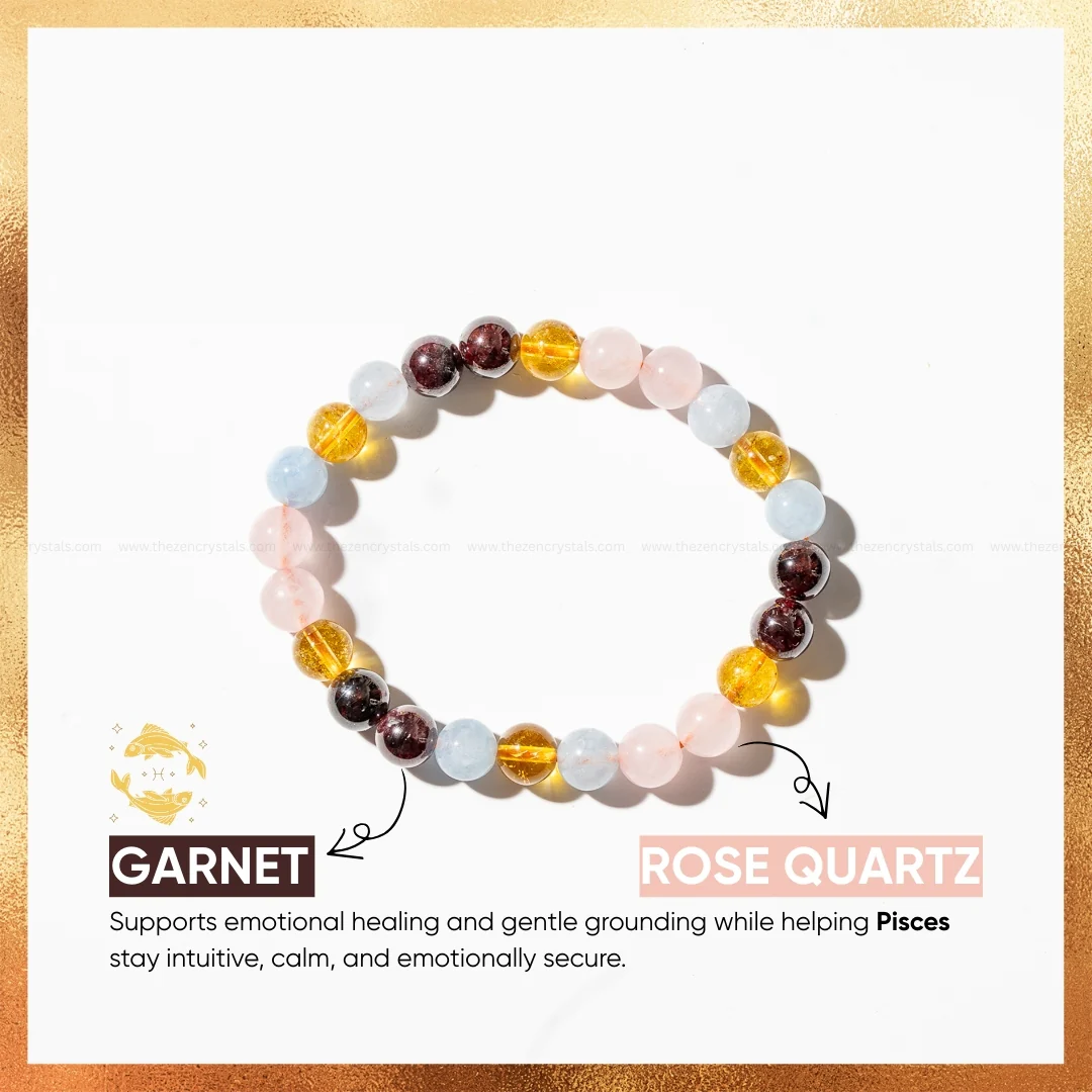 Pisces Zodiac Bracelet (मीन राशि) - Image 3