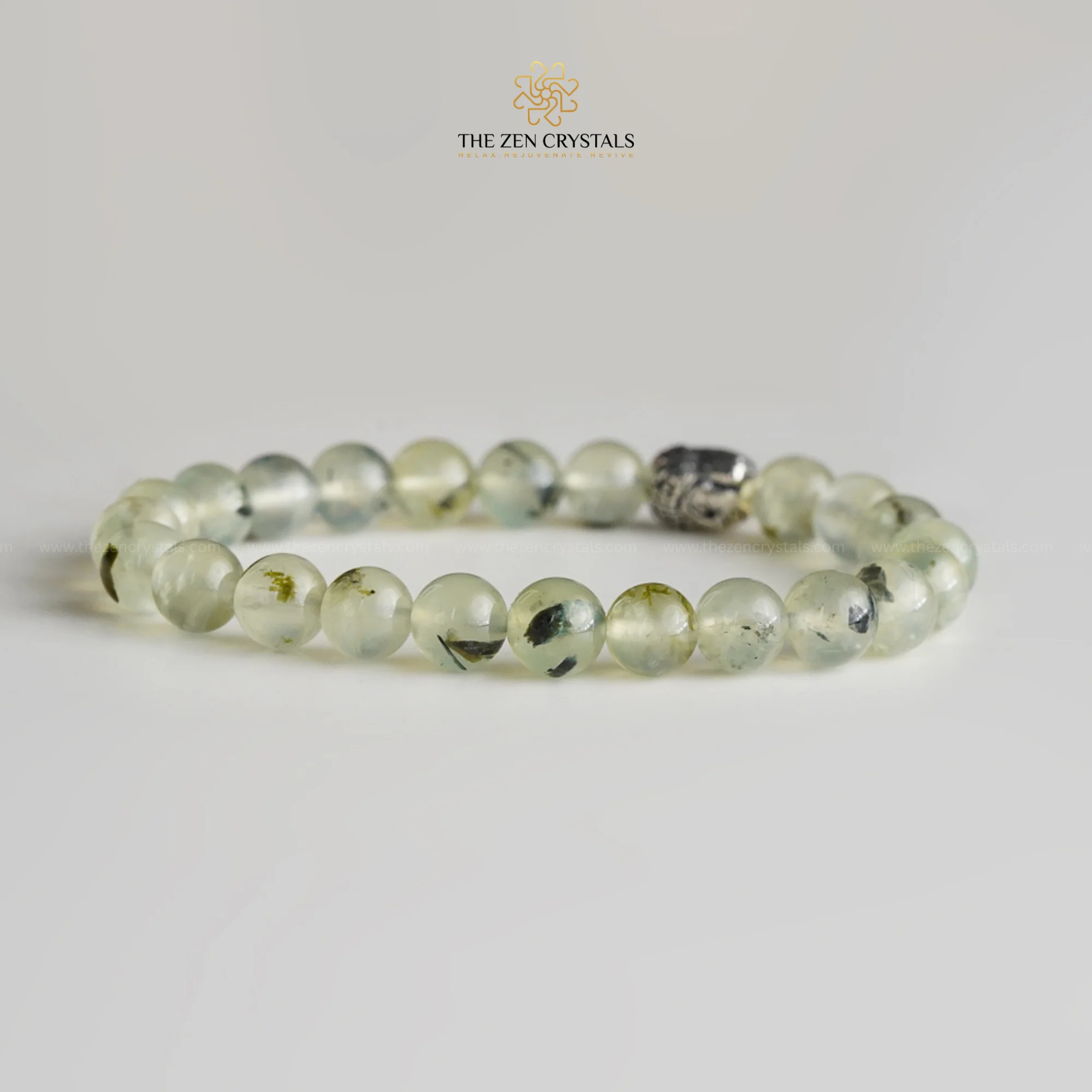 Prehnite Bracelet for Calmness, Clarity & Emotional Balance - Image 4