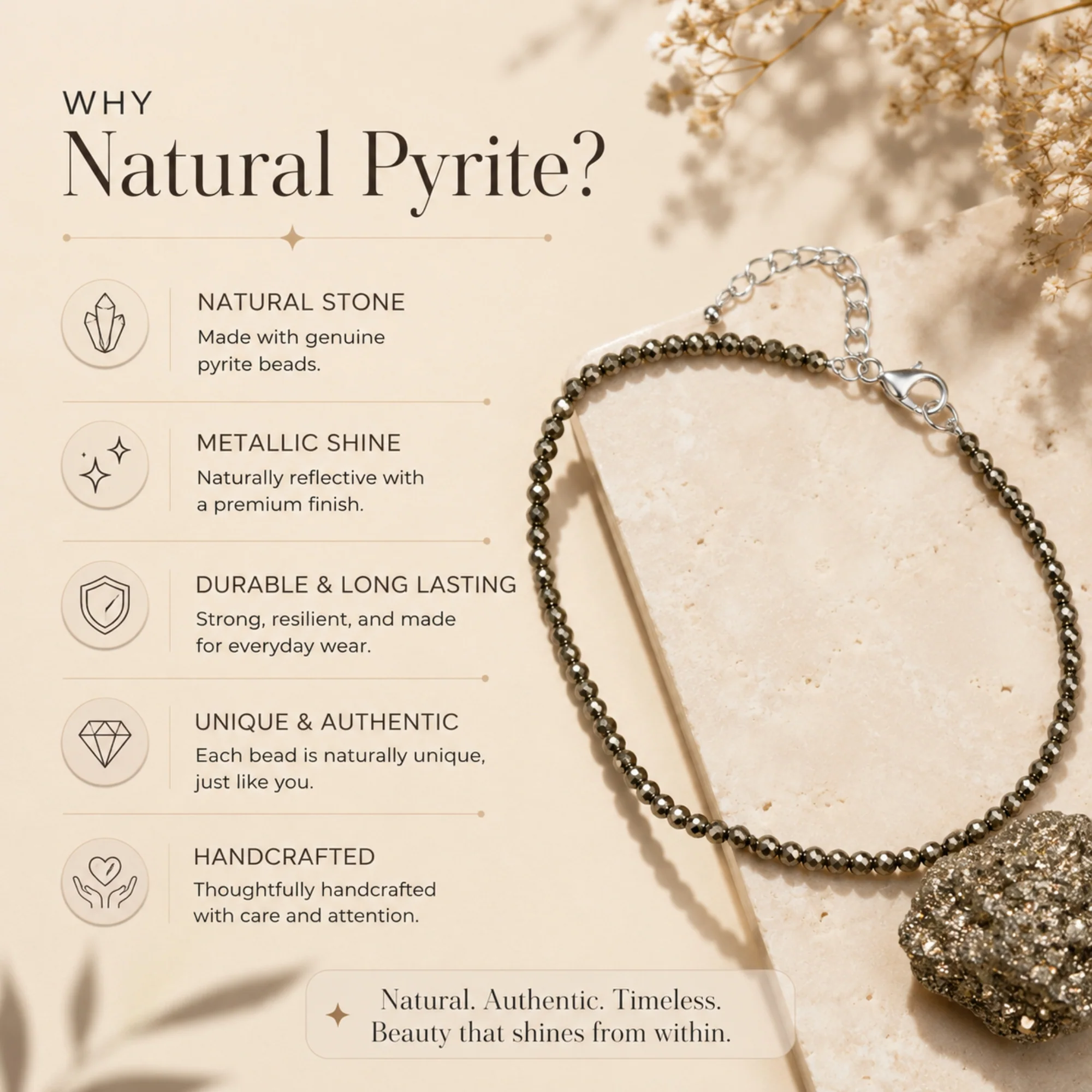 Pyrite Anklet (Set of 2) - Image 6