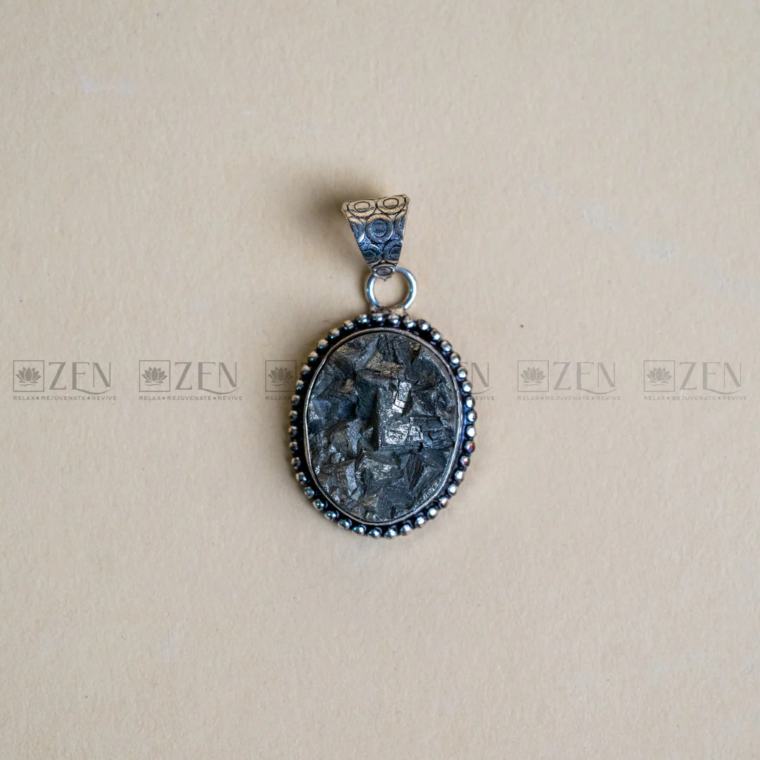Raw Pyrite Pendant - Image 9
