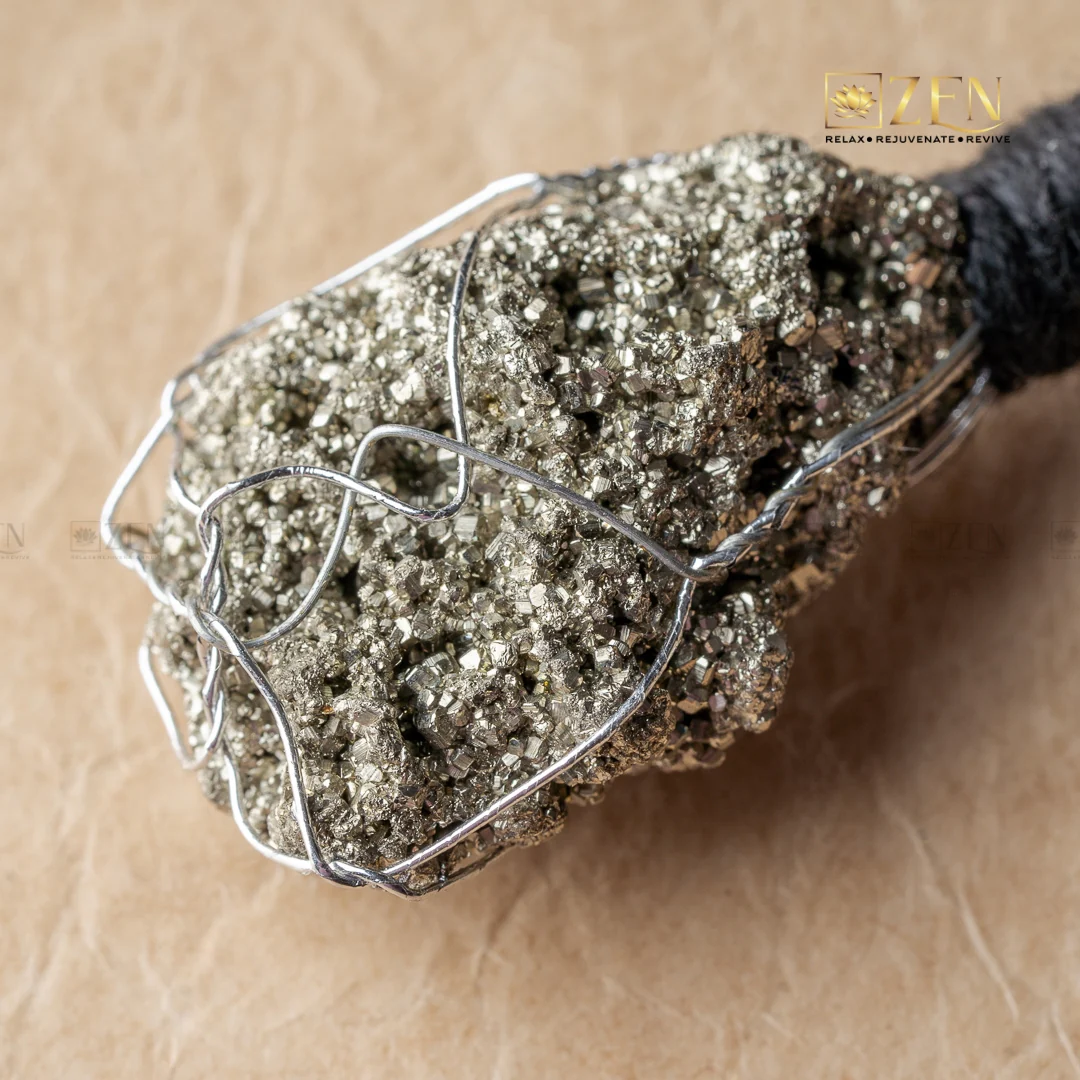 Pyrite Raw Keychain - Image 3