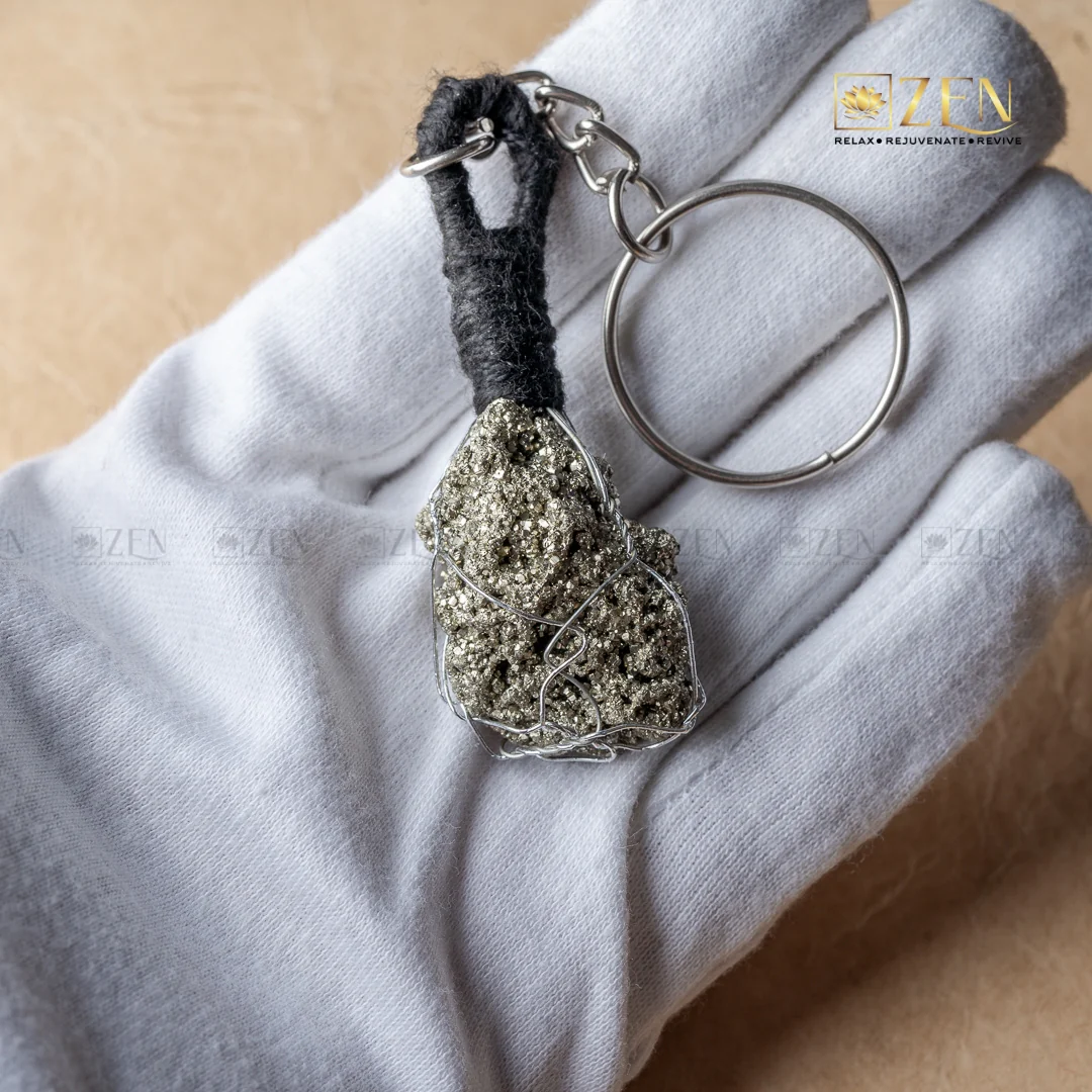 Pyrite Raw Keychain - Image 4