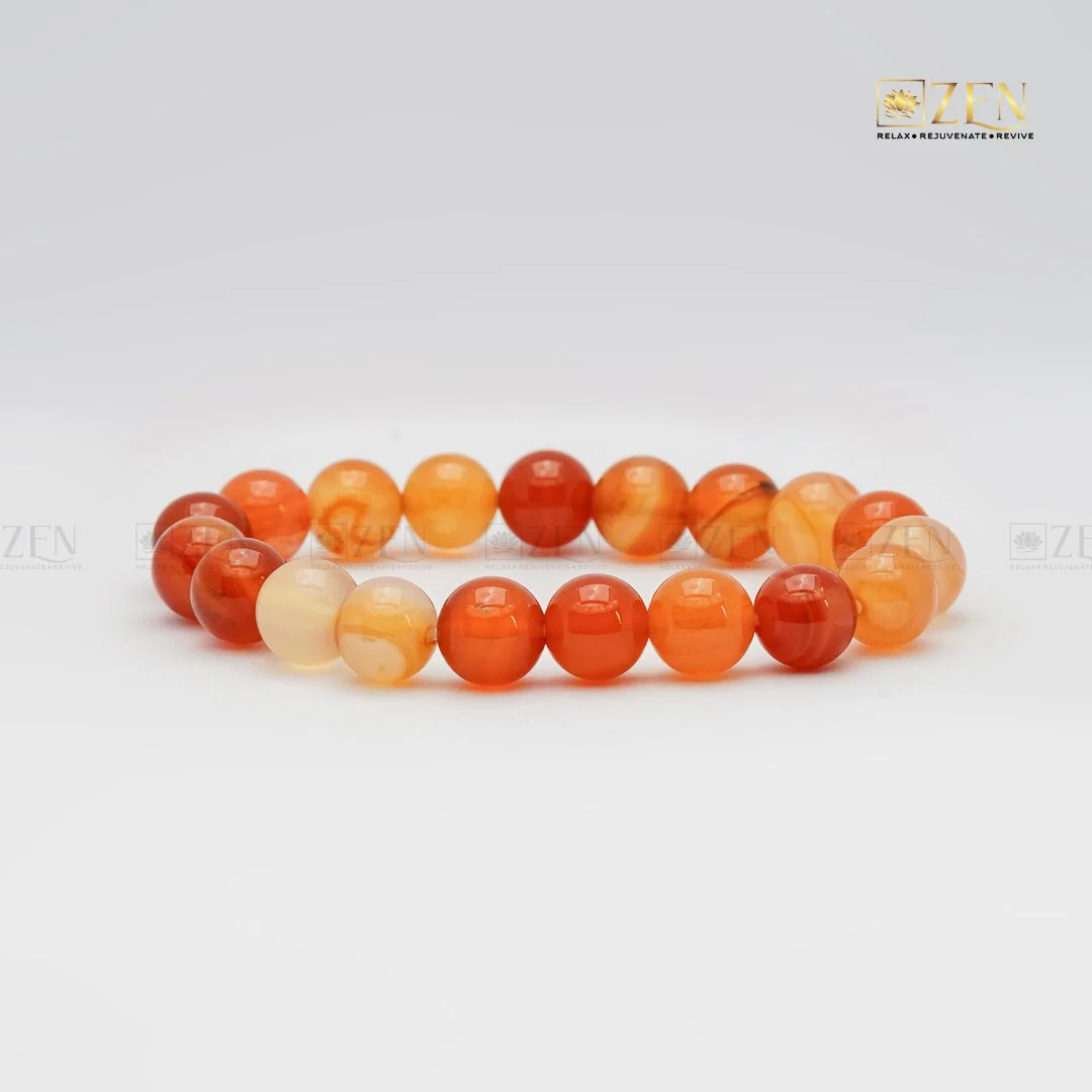 Red Carnelian Bracelet 10MM - Image 2