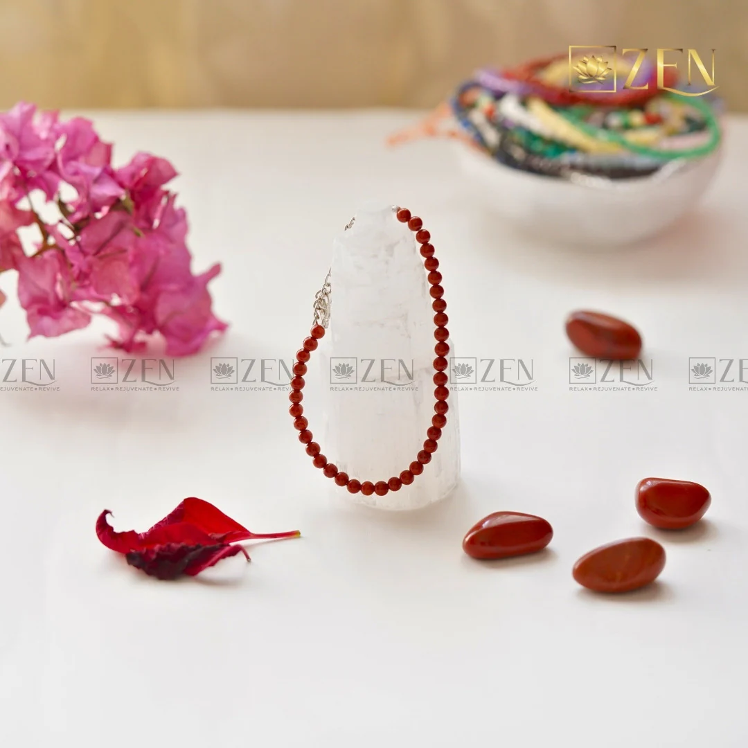 Red Jasper Bracelet - 4mm - Image 3