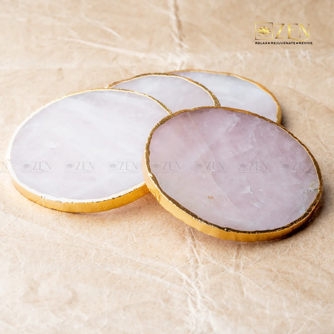 Rose Quartz Coasters (Pack Of 4) - Image 3