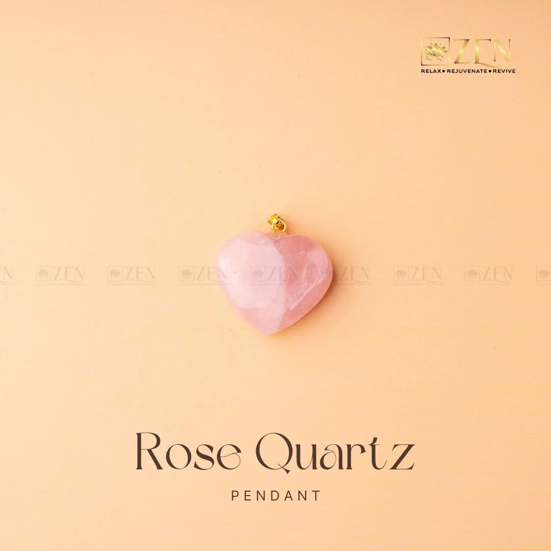 Rose Quartz Heart Pendant