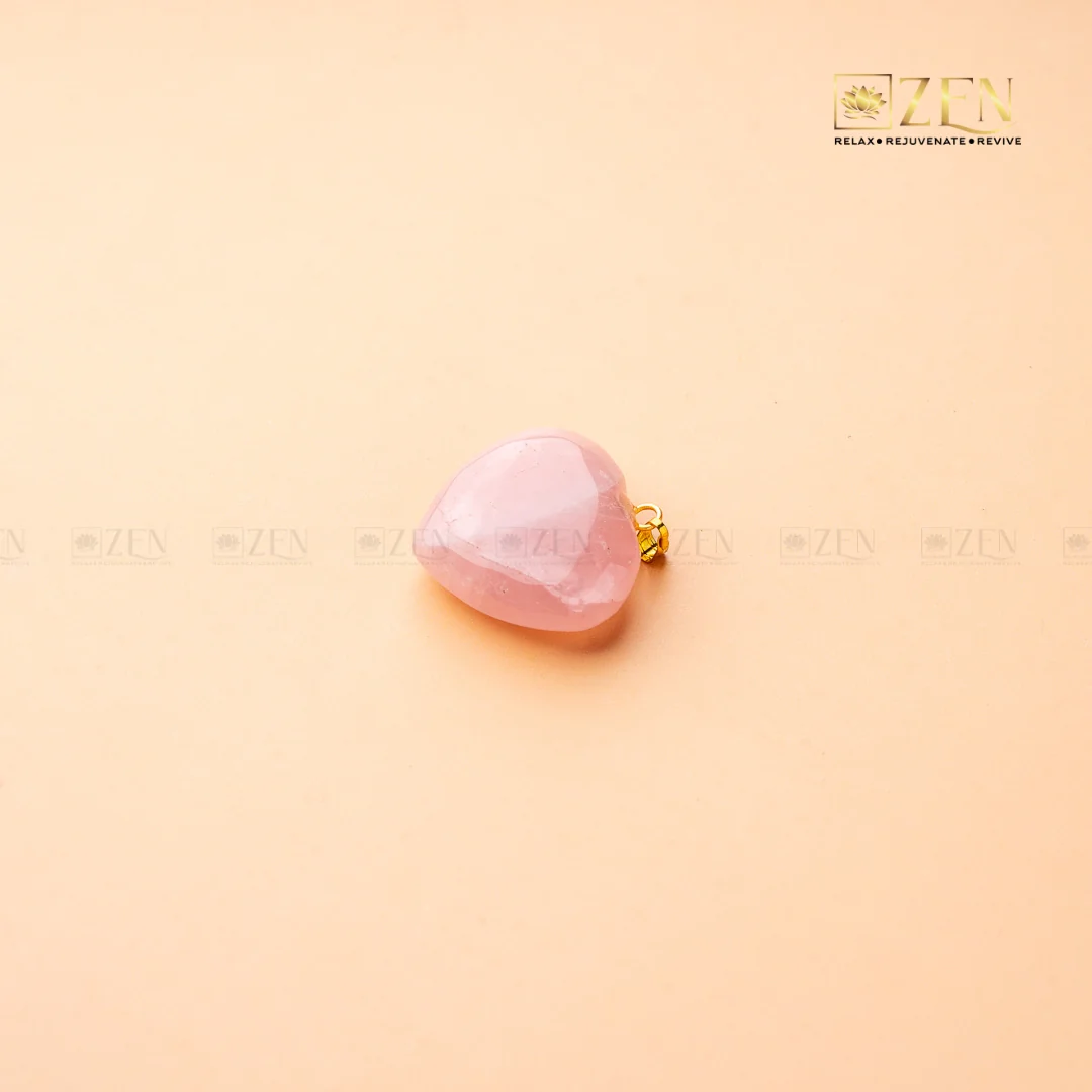 Rose Quartz Heart Pendant - Image 2