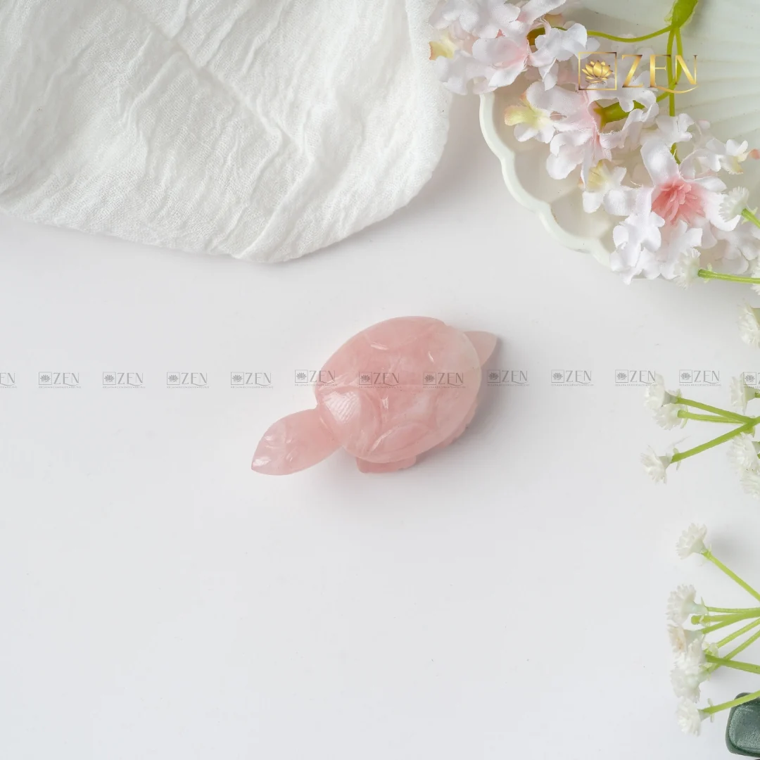 Rose Quartz Turtle - Image 3