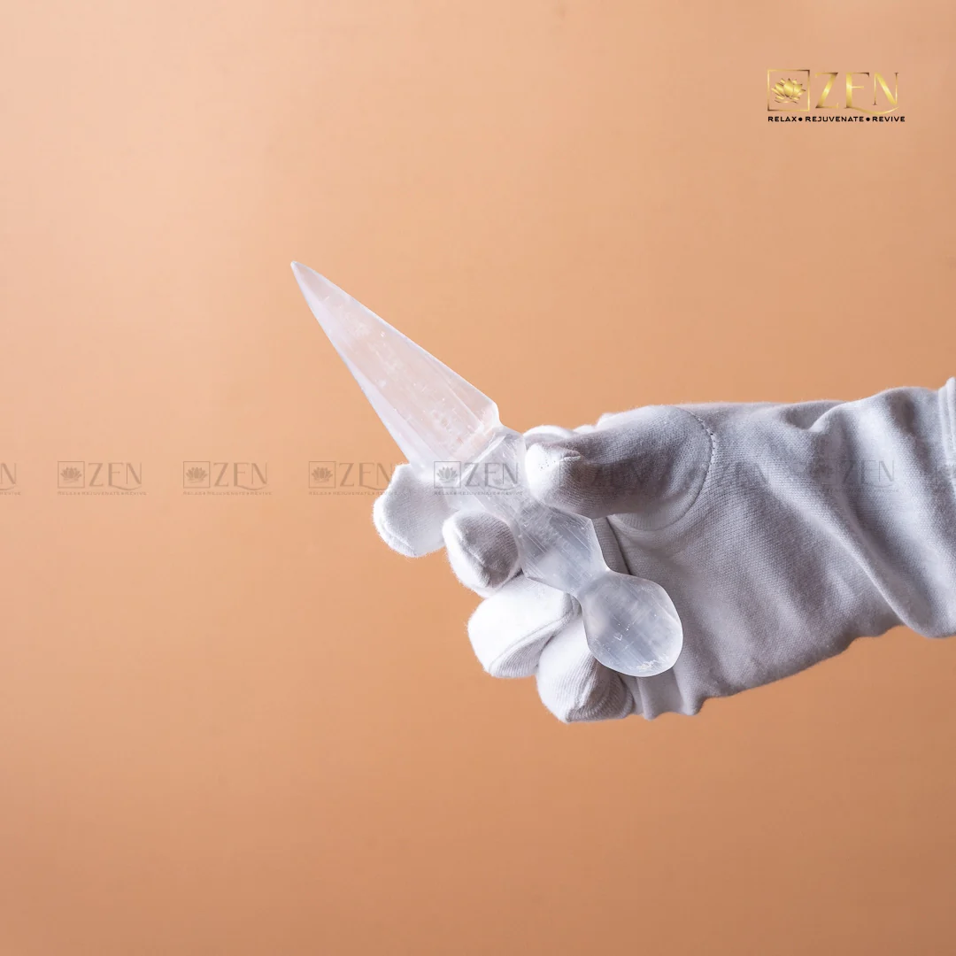 Selenite Aura Cleansing Tool - Image 5