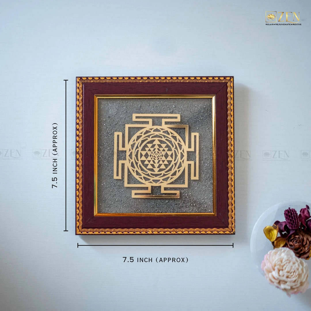 Shri Yantra Pyrite Frame - Image 4